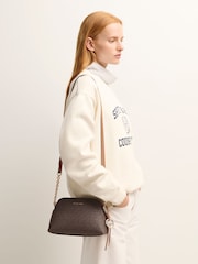 Michael Kors Brown Freddie Small Dome Chain Cross-Body Bag - Image 2 of 5