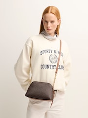 Michael Kors Brown Freddie Small Dome Chain Cross-Body Bag - Image 4 of 5