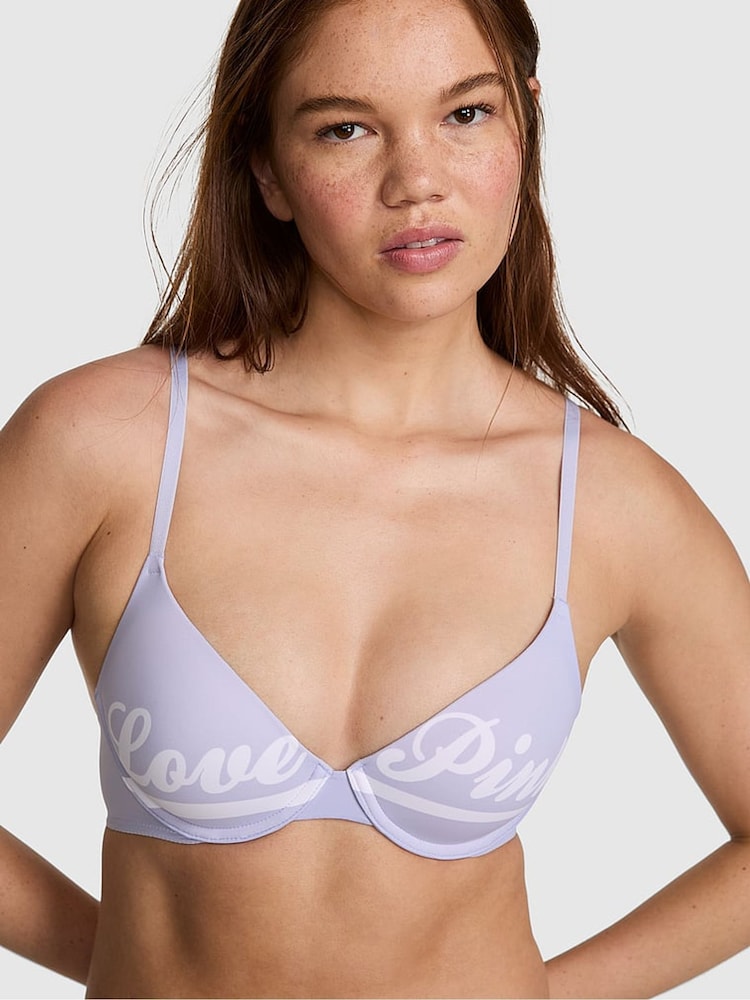 Victoria's Secret Pink Sweet Lavender Purple Lightly Lined Bra - Image 1 of 2 Victoria's Secret Pink Sweet Lavender Purple Lightly Lined Bra - Image 1 of 2