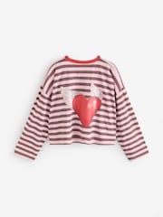 Eleanor Bowmer Pink Stripe Modal Long Sleeve T-Shirt - Image 2 of 4