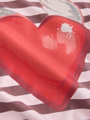 Eleanor Bowmer Pink Stripe Modal Long Sleeve T-Shirt - Image 3 of 4