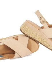 كريم - Dune London Leather Kiya Wedges - Image 6 of 6