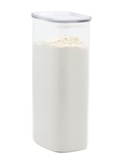 Pebbly Clear Glass Storage Container With Lid 1.8L - Image 1 of 4