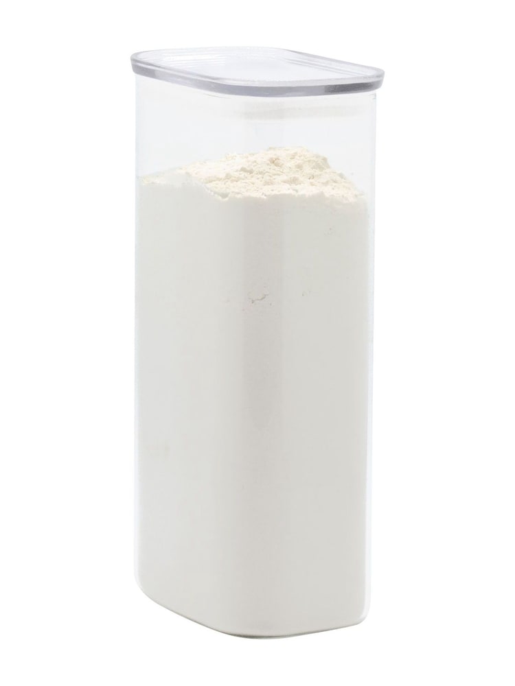 Pebbly Clear Glass Storage Container With Lid 1.8L - Image 1 of 4