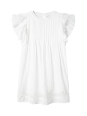 Name It White Short Frill Sleeve Dress - Image 2 of 4