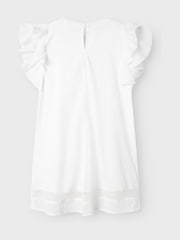Name It White Short Frill Sleeve Dress - Image 3 of 4