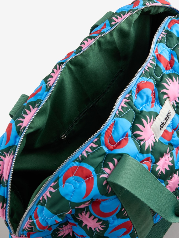 Eleanor Bowmer Blue/Green Moon Star Travel Bag - Image 5 of 5