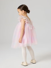 Name It Pink Rainbow Tulle Dress with Detachable Wings - Image 2 of 5