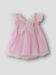 Name It Pink Rainbow Tulle Dress with Detachable Wings - Image 3 of 5