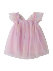 Name It Pink Rainbow Tulle Dress with Detachable Wings - Image 4 of 5