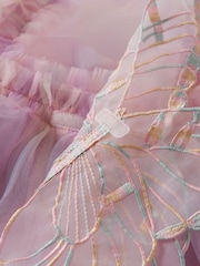 Name It Pink Rainbow Tulle Dress with Detachable Wings - Image 5 of 5