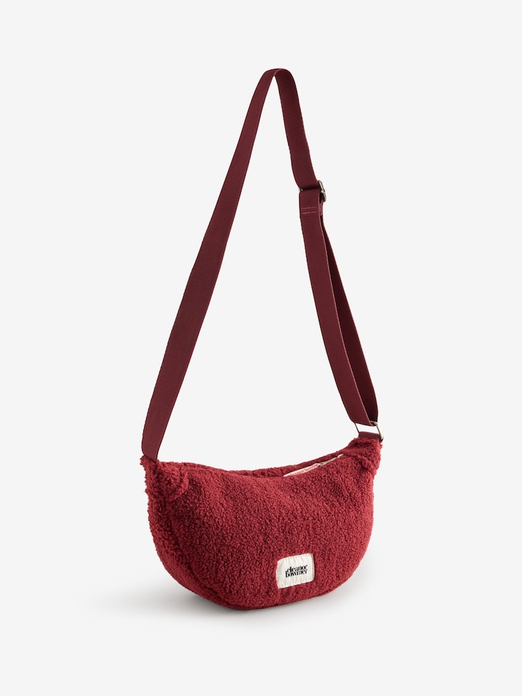 Eleanor Bowmer Burgundy Red Borg Good Karma Cross-Body Bag - Image 2 of 7 Eleanor Bowmer Burgundy Red Borg Good Karma Cross-Body Bag - Image 2 of 7