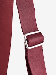 Eleanor Bowmer Burgundy Red Borg Good Karma Cross-Body Bag - Image 6 of 7