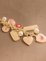 Cath Kidston Gold Tone Spitalfields Silk Floral Bag Charm - Image 3 of 3