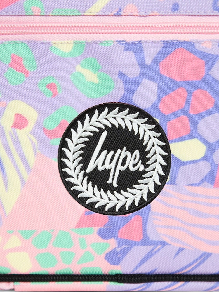 Hype Pink Unisex Multi Pastel Prints Lunch Box - Image 4 of 4