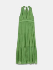 Mint Velvet Cotton Halter Maxi Dress - Image 7 of 8