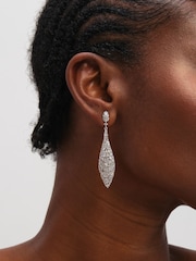 Jon Richard Tone Mixed Stone Statement Earrings - Bild 2 von 2