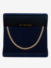 Jon Richard Red Crystal Gold Tone Cubic Zirconia Heart Allway Necklace - Image 2 of 2