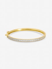 Jon Richard Gold Tone Cubic Zirconia Bangle - Image 1 of 2