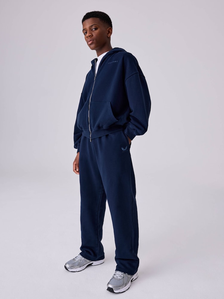 Jūras spēki - Castore Oversized Zip Through Hoodie and Straight Leg Jogger Set - Attēls 1 no 8