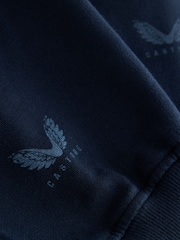 Castore Navy Oversized Zip Through Hoodie and Straight Leg Jogger Set - Image 13 of 13
