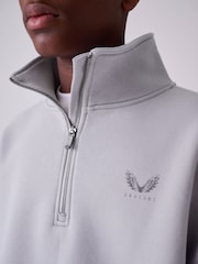 Castore Grey Oversized 1/4 Zip and Jogger Set - Image 4 of 14