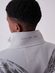 Castore Grey Oversized 1/4 Zip and Jogger Set - Image 5 of 14