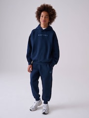 Castore Navy Oversized Hoodie and Joggers Set - Image 1 of 5