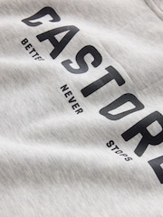 Pelēks - Castore Oversized Zip Through Hoodie and Straight Leg Jogger Set - Attēls 12 no 12