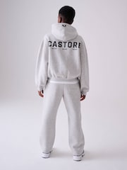 Pelēks - Castore Oversized Zip Through Hoodie and Straight Leg Jogger Set - Attēls 2 no 12
