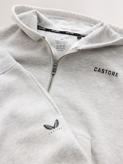 Pelēks - Castore Oversized Zip Through Hoodie and Straight Leg Jogger Set - Attēls 3 no 12