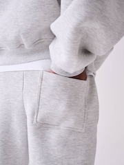 Pelēks - Castore Oversized Zip Through Hoodie and Straight Leg Jogger Set - Attēls 7 no 12