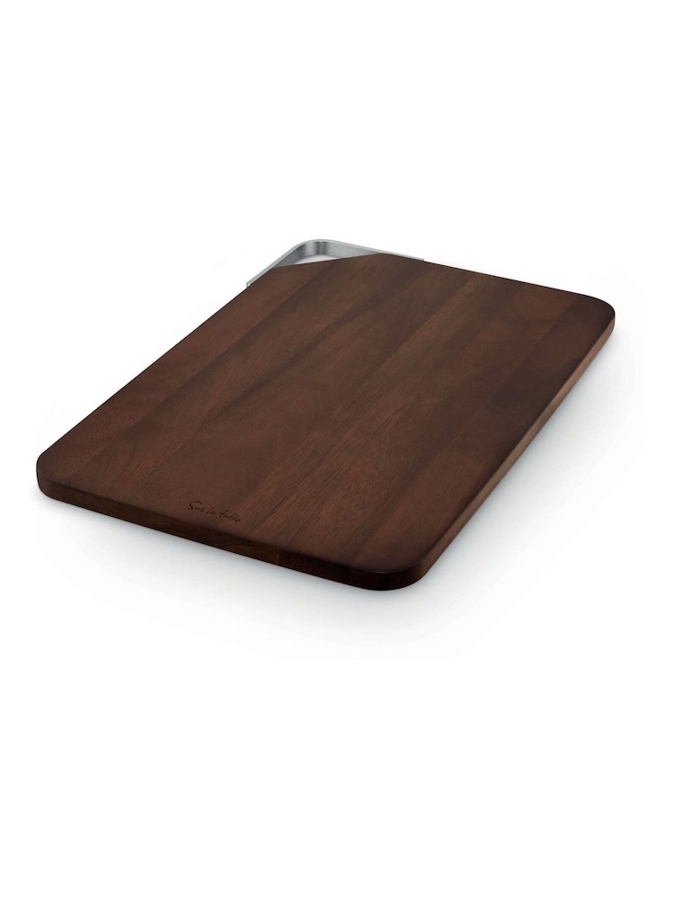 Sur La Table Walnut Large Rectangular Chopping Board - Image 1 of 5