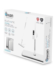 Swan White Self-Wringing Flat Mop and Folding Bucket Set - Image 4 of 4