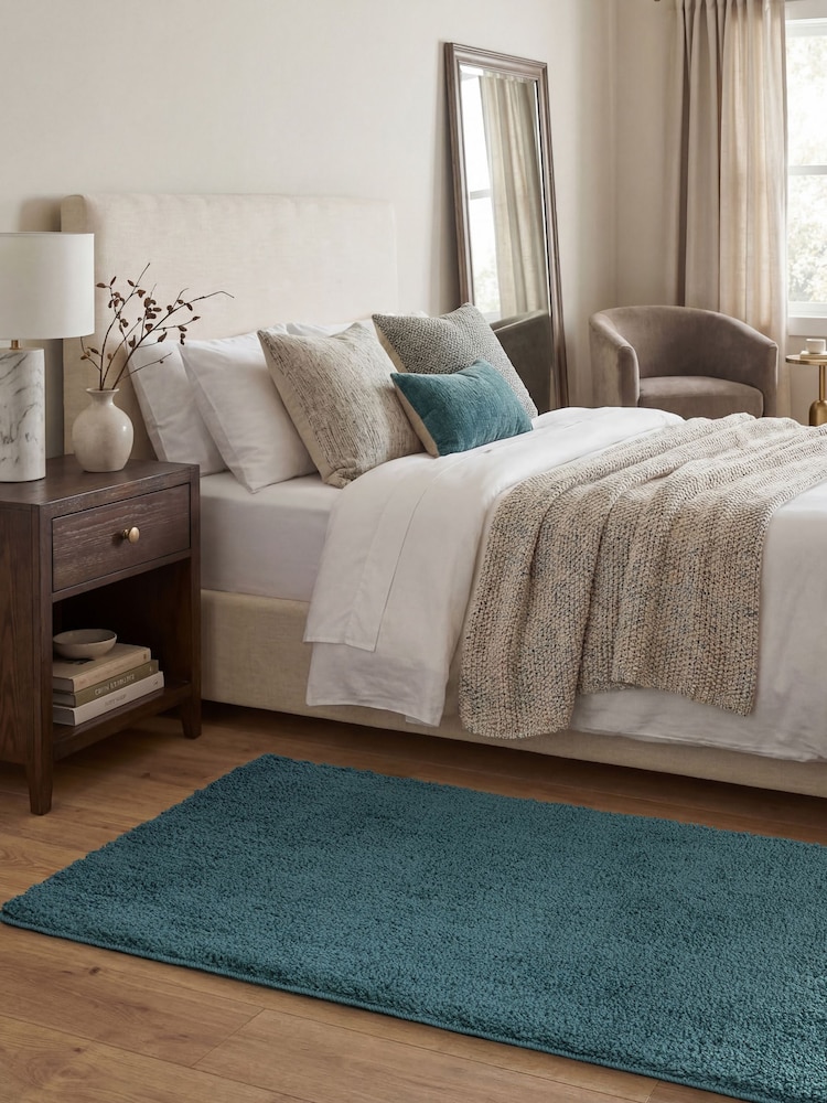 Asiatic Rugs Teal Super Snug Washable Runner - Image 1 of 7 Asiatic Rugs Teal Super Snug Washable Runner - Image 1 of 7