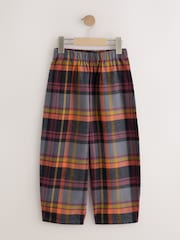 Rust Brown/Multi Check Barrel Pullon Trousers (3-16yrs) - Image 5 of 8