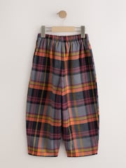 Rust Brown/Multi Check Barrel Pullon Trousers (3-16yrs) - Image 6 of 8