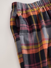 Rust Brown/Multi Check Barrel Pullon Trousers (3-16yrs) - Image 7 of 8
