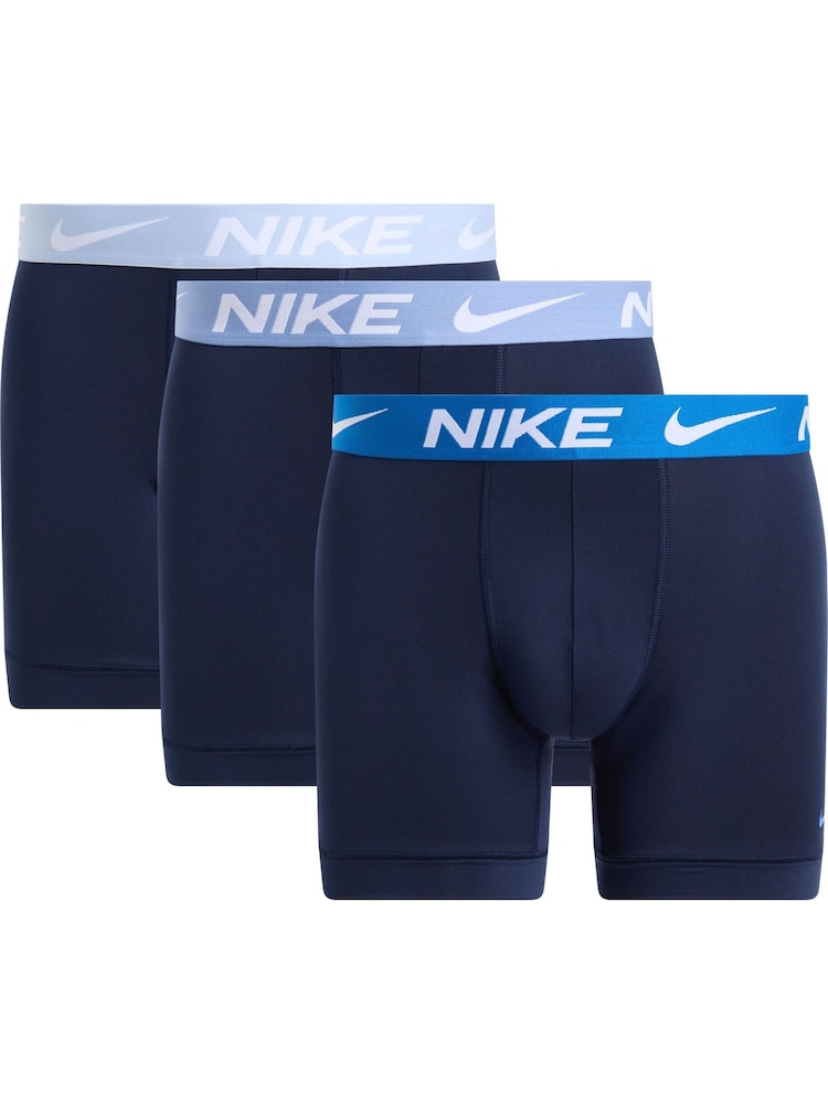 Nike Blue Essential Cotton Stretch Trunks - Image 1 of 1
