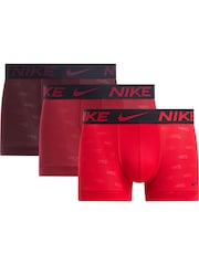 Nike Red Essential Cotton Stretch Trunks - Image 1 of 2