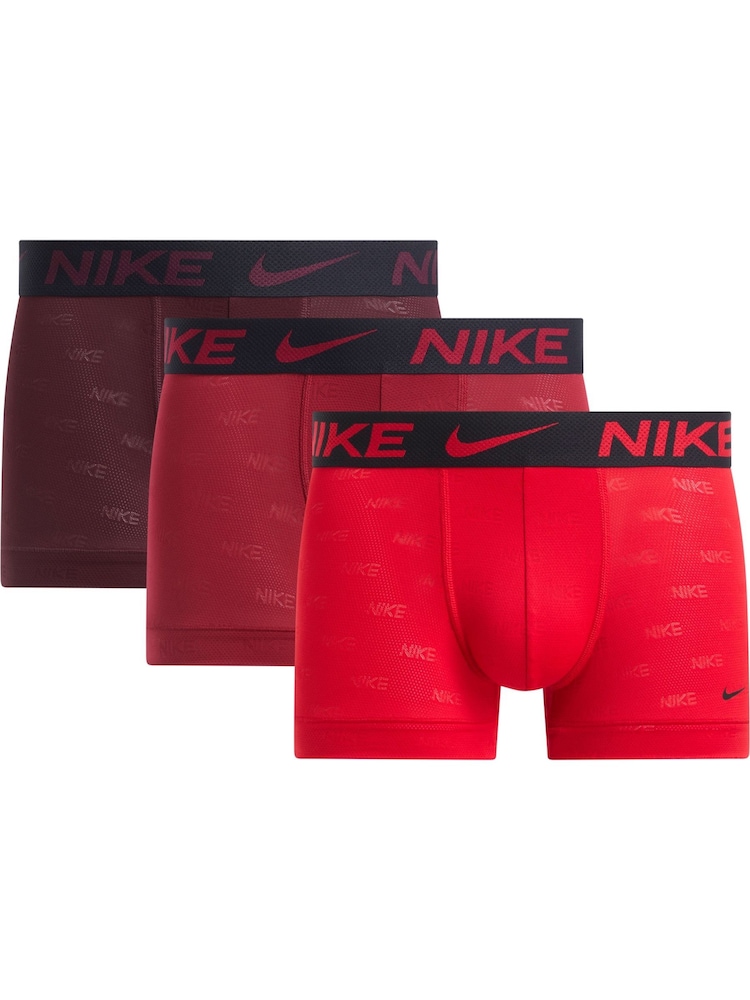 Nike Red Essential Cotton Stretch Trunks - Image 1 of 2