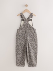 Animal Print Barrel Leg Dungarees (3-16yrs) - Image 6 of 8