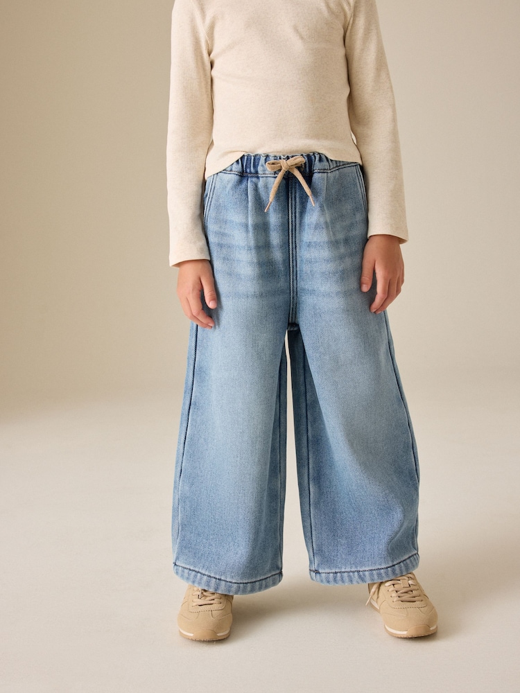 Blue Denim Cosy Fleece Lined Jeans (3-16yrs) - Image 1 of 9
