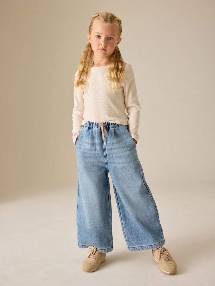 Blue Denim Cosy Fleece Lined Jeans (3-16yrs) - Image 2 of 9