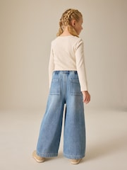 Blue Denim Cosy Fleece Lined Jeans (3-16yrs) - Image 3 of 9