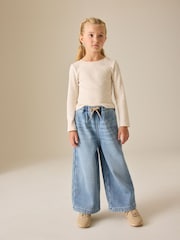 Blue Denim Cosy Fleece Lined Jeans (3-16yrs) - Image 4 of 9