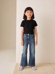 Denim Diamante Scatter Flare Jeans (3-16yrs) - Image 2 of 4