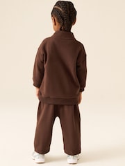 Καφετί της σοκολάτας - Soft Touch Jersey Joggers (3μήνες-7έτη) - Εικόνα 3 από 8