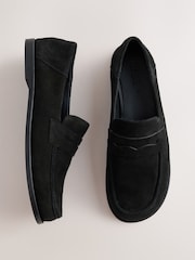 Black Forever Comfort®  Suede Loafers - Image 1 of 8