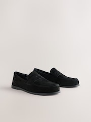 Black Forever Comfort®  Suede Loafers - Image 5 of 8
